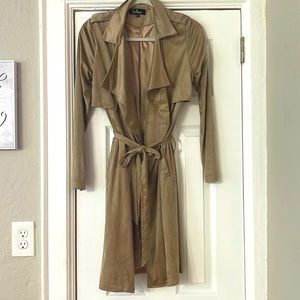 Brand new suede duster